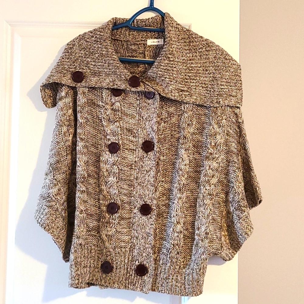 Laura Sweater, golden and brown
